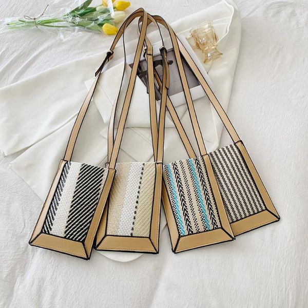 cross body fashion mini shoulder bags stripe woven pu patchwork leather crossbody bag bohemian small phone for women
cross body fashion mini shoulder bags stripe woven pu patchwork leather crossbody bag bohemian small phone for women