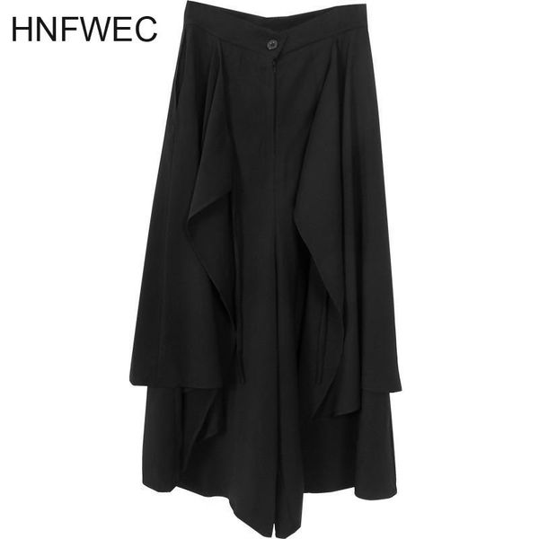 women's pants & capris 2021 spring autumn high waist black loose pockets button spliced wide leg women fashion trousers all-match t985, Black;white
women's pants & capris 2021 spring autumn high waist black loose pockets button spliced wide leg women fashion trousers all-match t985, Black;white
