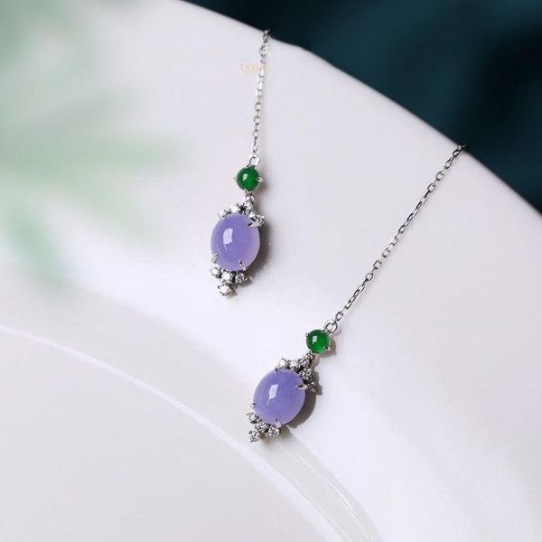 dangle & chandelier original design violet chalcedony pigeon egg ear line chinese retro light luxury micro-inlaid charm women's silver
dangle & chandelier original design violet chalcedony pigeon egg ear line chinese retro light luxury micro-inlaid charm women's silver