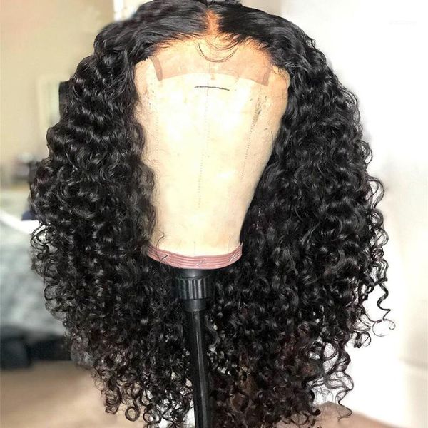 20inch soft preplucked black remy bleach knots kinky curly 13x4/6 t part lace front human hair wig for women with babyhair daily wigs1, Black;brown
20inch soft preplucked black remy bleach knots kinky curly 13x4/6 t part lace front human hair wig for women with babyhair daily wigs1, Black;brown