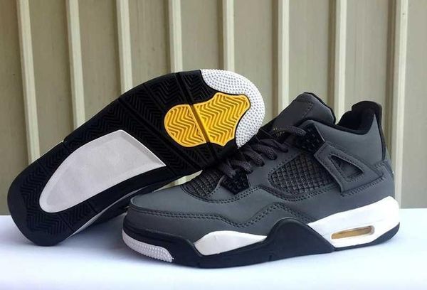 4 cool grey chrome dark charcoal varsity maize men basketball shoes sports sneakers 4s mens trainer with box, Black
4 cool grey chrome dark charcoal varsity maize men basketball shoes sports sneakers 4s mens trainer with box, Black