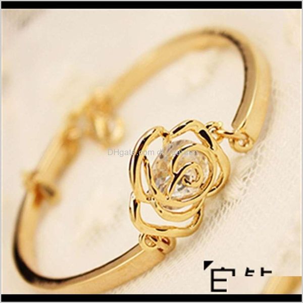 other bracelets jewelry drop delivery 2021 classic exquisite simple versatile cut-out inlaid with crystal mountain camellia beauty bracelet, Golden;silver
other bracelets jewelry drop delivery 2021 classic exquisite simple versatile cut-out inlaid with crystal mountain camellia beauty bracelet, Golden;silver