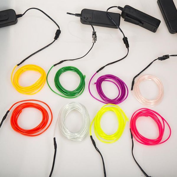 1m/3m/5m 3v flexible neon light glow el wire rope tape cable strip led lights shoes clothing waterproof strips
1m/3m/5m 3v flexible neon light glow el wire rope tape cable strip led lights shoes clothing waterproof strips
