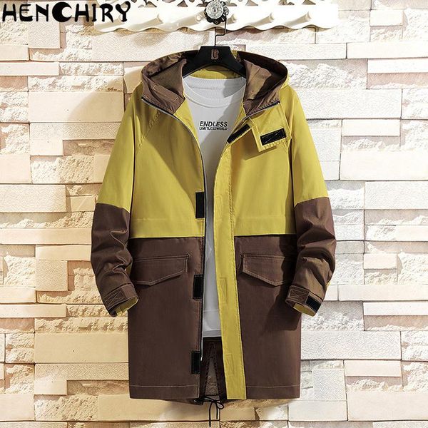 men's jackets henchiry brand male clothing 2021 jacket winter coat slim fit xl covered casual men ins fashion, Black;brown
men's jackets henchiry brand male clothing 2021 jacket winter coat slim fit xl covered casual men ins fashion, Black;brown