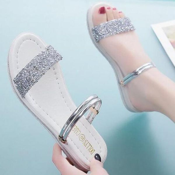 slippers women summer flat rhinestone open toe roman beach sandals ladies two wear flip flops non-slip slides xx190, Black
slippers women summer flat rhinestone open toe roman beach sandals ladies two wear flip flops non-slip slides xx190, Black