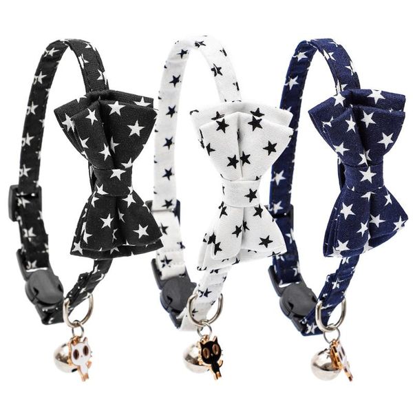 classic style cotton five-pointed star cat collar with cute pendant small bells bow tie costumes
classic style cotton five-pointed star cat collar with cute pendant small bells bow tie costumes