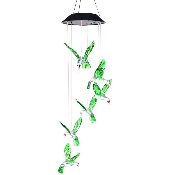 decorative objects & figurines 2021 solar powered led wind chime transparent hummingbird color-changing waterproof party patio yard garden d
decorative objects & figurines 2021 solar powered led wind chime transparent hummingbird color-changing waterproof party patio yard garden d