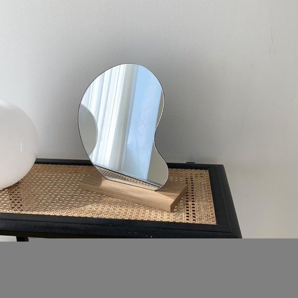 mirrors ins cosmetic mirror korean vintage desksingle style round love solid wood base girl ornament
mirrors ins cosmetic mirror korean vintage desksingle style round love solid wood base girl ornament