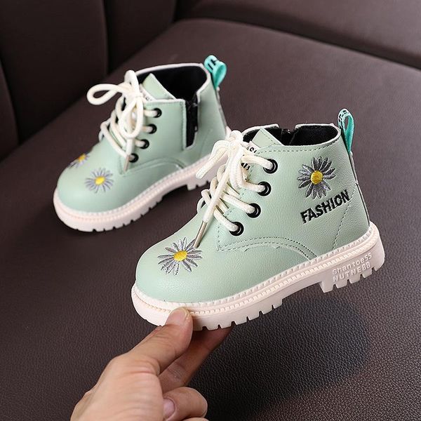 children short boots autumn winter models girls british fashion embroidered flower side zippe boy baby single, Black;grey
children short boots autumn winter models girls british fashion embroidered flower side zippe boy baby single, Black;grey