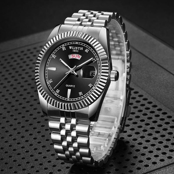 wristwatches watches mens 2021 wlisth fashion week date male sport waterproof staniless steel quartz clock relogio masculin, Slivery;brown
wristwatches watches mens 2021 wlisth fashion week date male sport waterproof staniless steel quartz clock relogio masculin, Slivery;brown