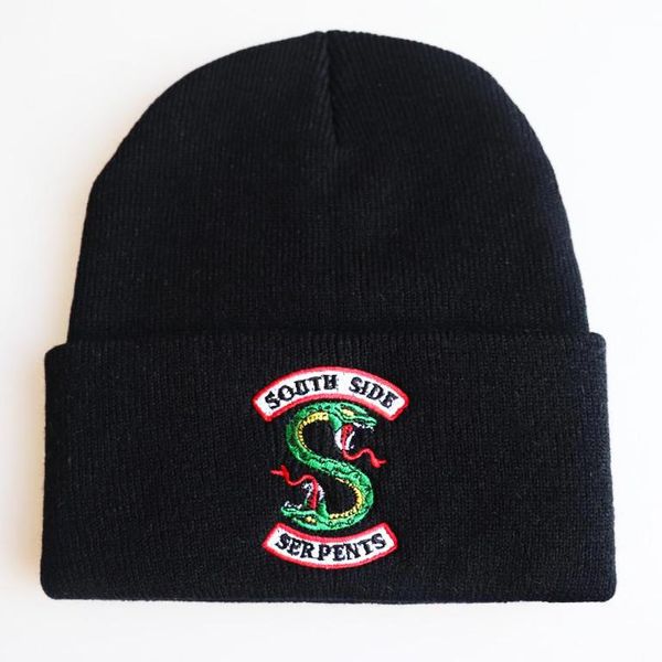 party masks riverdale embroidery knit hat anime cosplay men's and women's woolen winter hats
party masks riverdale embroidery knit hat anime cosplay men's and women's woolen winter hats