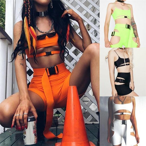 2pcs sets sling women tracksuits bodycon crop vest tank high waist shorts bandage hollow out outfits ladies clubwear, Gray
2pcs sets sling women tracksuits bodycon crop vest tank high waist shorts bandage hollow out outfits ladies clubwear, Gray