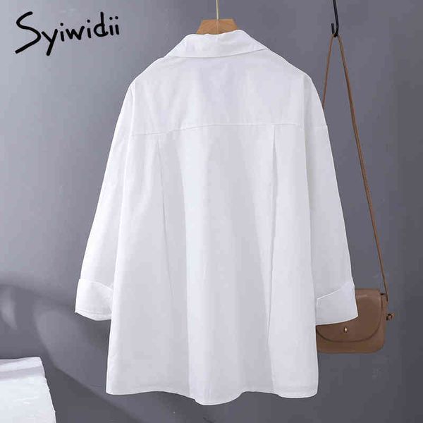 syiwidii women blouses office lady cotton oversize plus size pink white blue long sleeve 2021 spring korean fashion shirts
syiwidii women blouses office lady cotton oversize plus size pink white blue long sleeve 2021 spring korean fashion shirts