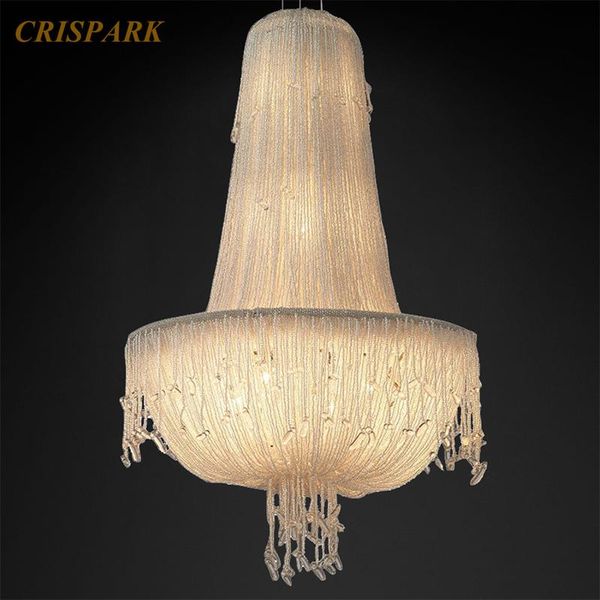 chandeliers retro crystal lighting led classical tassel pendant hanging lamp chain light fixture for el staircase
chandeliers retro crystal lighting led classical tassel pendant hanging lamp chain light fixture for el staircase