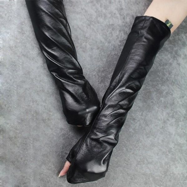 chicever autumn black gloves for women female ladies reveal finger thin section leather glove clothing accessories fashion new, Blue;gray
chicever autumn black gloves for women female ladies reveal finger thin section leather glove clothing accessories fashion new, Blue;gray