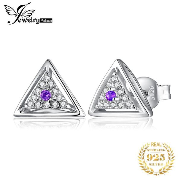 stud jewelrypalace natural amethyst triangle earrings 925 sterling silver for women fashion jewelry making gemstone, Golden;silver
stud jewelrypalace natural amethyst triangle earrings 925 sterling silver for women fashion jewelry making gemstone, Golden;silver