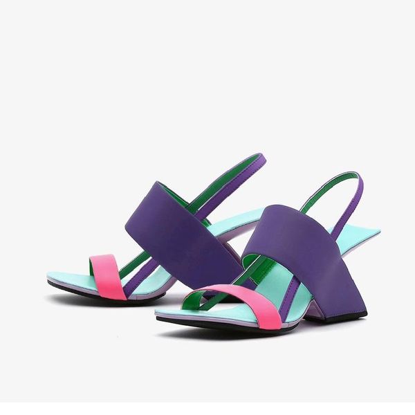 summer fashion wedges heels cut out back strap peep toe mixed colors slip-on genuine leather women gladiator sandals 202104 dress shoes, Black
summer fashion wedges heels cut out back strap peep toe mixed colors slip-on genuine leather women gladiator sandals 202104 dress shoes, Black