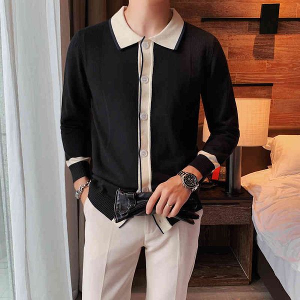 knit cardigan long sve slim sweater busins casual knitted et fashion lapel sweatercoat men clothing, Black;white
knit cardigan long sve slim sweater busins casual knitted et fashion lapel sweatercoat men clothing, Black;white