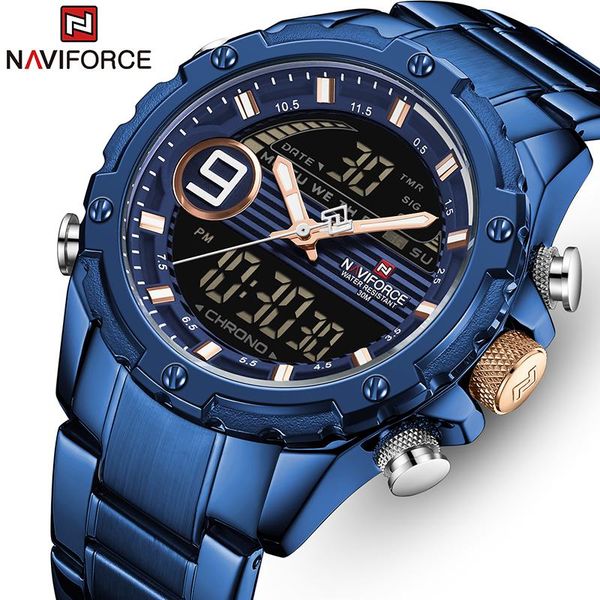 wristwatches naviforce men's watch stainless steel waterproof watches mens fashion casual luminous pointer clock male, Slivery;brown
wristwatches naviforce men's watch stainless steel waterproof watches mens fashion casual luminous pointer clock male, Slivery;brown