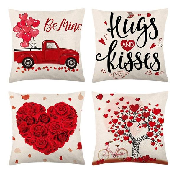 4pc valentine's day pillowcase home decoration accessories decorative pillow case creative cushion cover drop
4pc valentine's day pillowcase home decoration accessories decorative pillow case creative cushion cover drop