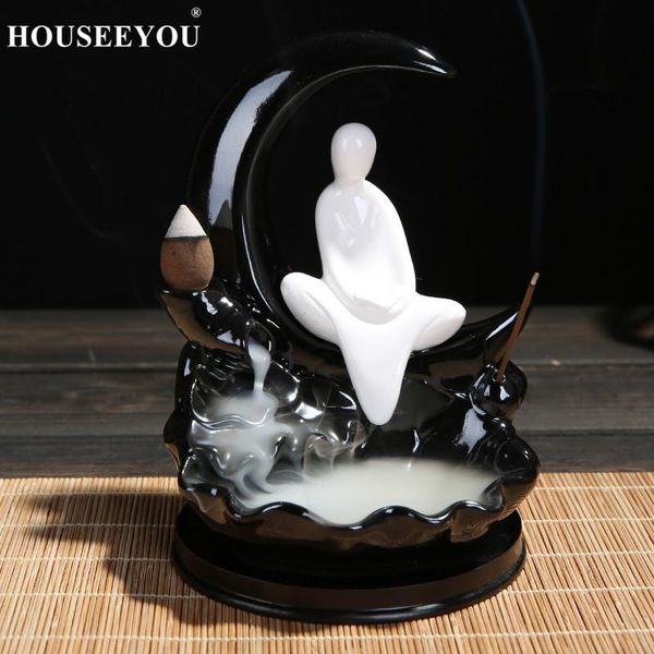 fragrance lamps houseeyou ceramic white little monk buddha backflow incense burner holder home decor waterfall censer
fragrance lamps houseeyou ceramic white little monk buddha backflow incense burner holder home decor waterfall censer