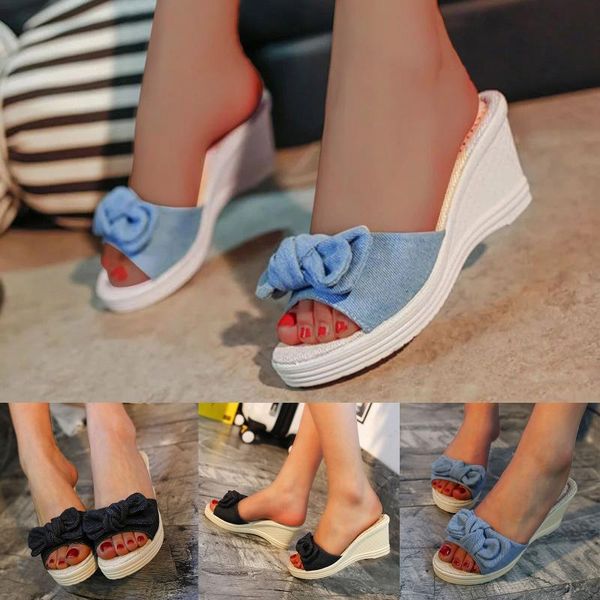 women's sandals fashion casual ladies butterfly festival platform wedge slippers breathable soft beach boho shoes plus size, Black
women's sandals fashion casual ladies butterfly festival platform wedge slippers breathable soft beach boho shoes plus size, Black