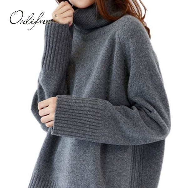 autumn women turtleneck sweater long sleeve warm thick female oversized sweaters knitted pollovers jumper 210513, White
autumn women turtleneck sweater long sleeve warm thick female oversized sweaters knitted pollovers jumper 210513, White
