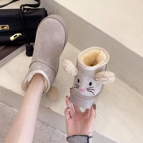 boots snow for women winter female shoes cute warm fur ankle plus velvet cotton women's, Black
boots snow for women winter female shoes cute warm fur ankle plus velvet cotton women's, Black