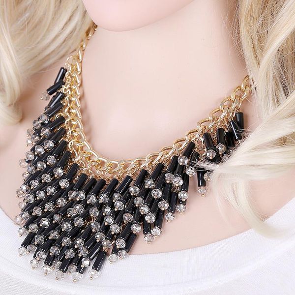 chokers hahatoto crystal and acrylic beaded necklace for women girls luxury chunky statement choker necklaces party prom jewelry, Golden;silver
chokers hahatoto crystal and acrylic beaded necklace for women girls luxury chunky statement choker necklaces party prom jewelry, Golden;silver