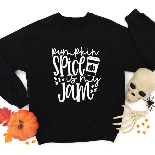 pumpkin spice is my jam sweatshirt funny autumn thanksgiving holiday gift pullovers casual women jumper graphic fall sweatshirts women', Black
pumpkin spice is my jam sweatshirt funny autumn thanksgiving holiday gift pullovers casual women jumper graphic fall sweatshirts women', Black