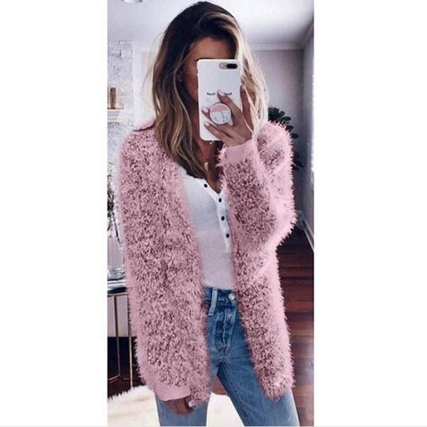 women's jackets jacket casual cardigan long sleeve 2021 autumn and winter solid color loose warm fleece polyester thin coat, Black;brown
women's jackets jacket casual cardigan long sleeve 2021 autumn and winter solid color loose warm fleece polyester thin coat, Black;brown