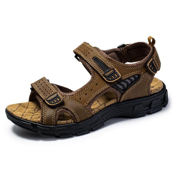 sandals fashion classic summer men shoes for beach genuine leather big size 38-46 men's zapatos de hombre, Black
sandals fashion classic summer men shoes for beach genuine leather big size 38-46 men's zapatos de hombre, Black