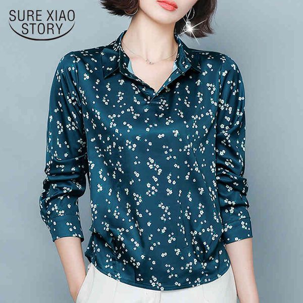 fashion women long sleeve print blouse elegant turn down collar silk loose shirts office ladies plus size 8333 50 210417, White
fashion women long sleeve print blouse elegant turn down collar silk loose shirts office ladies plus size 8333 50 210417, White