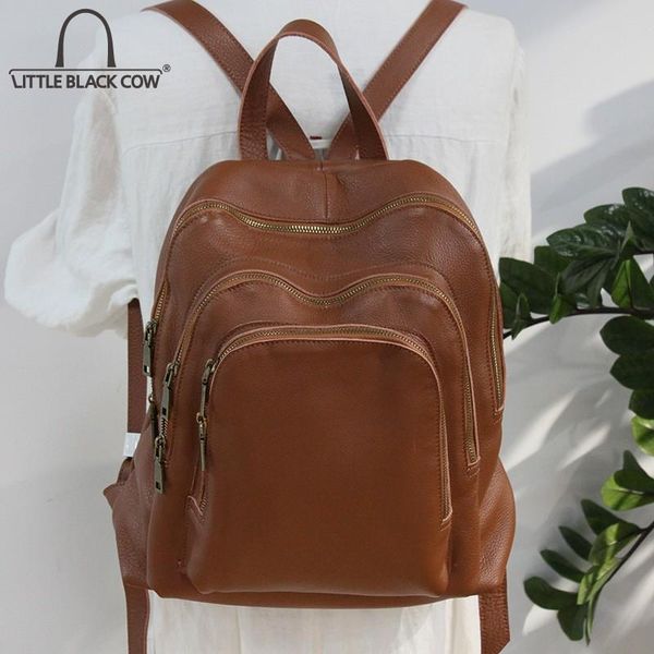 preppy style women large packing satchel teenager girls school bag cowhide real leather backpack casual multi-layer travel bags
preppy style women large packing satchel teenager girls school bag cowhide real leather backpack casual multi-layer travel bags