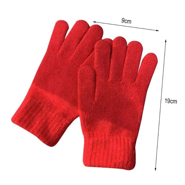 cycling gloves fashionable women's winter wool knitted men's thicken plus velvet elastic full finger driving warm mittens, Black
cycling gloves fashionable women's winter wool knitted men's thicken plus velvet elastic full finger driving warm mittens, Black