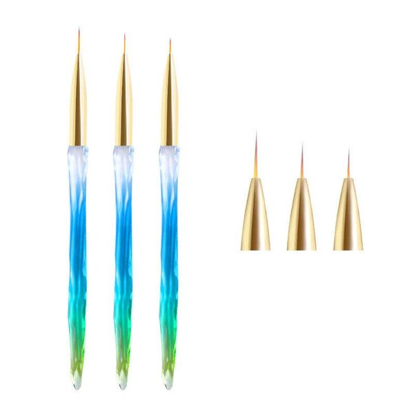 nail art kits 3pcs/set liner brush ultra-thin carved crystal pull wire flower dotting drawing striping plastic diy painting pen tips
nail art kits 3pcs/set liner brush ultra-thin carved crystal pull wire flower dotting drawing striping plastic diy painting pen tips