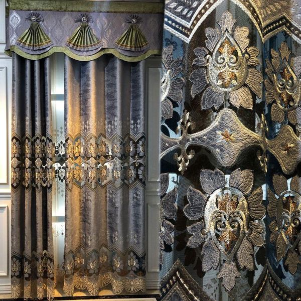 european style living room hollow light transmission embroidered flannel curtains and window screens customized bedroom products curtain & d
european style living room hollow light transmission embroidered flannel curtains and window screens customized bedroom products curtain & d