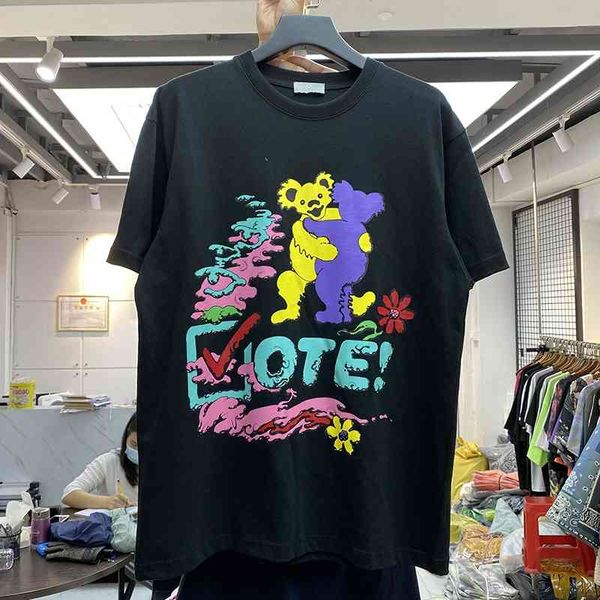 men's t-shirts fingerprint cartoon bear pattern male t-shirt woman shirt harajuku clothes, White;black
men's t-shirts fingerprint cartoon bear pattern male t-shirt woman shirt harajuku clothes, White;black