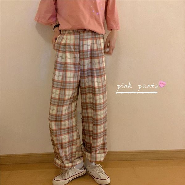 women's pants & capris women oversize plaid korean style fashion checked trousers plus size grid for girls wide leg, Black;white
women's pants & capris women oversize plaid korean style fashion checked trousers plus size grid for girls wide leg, Black;white
