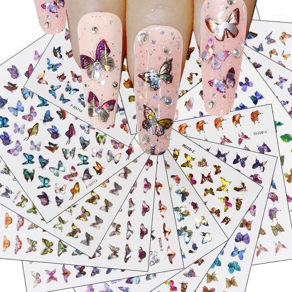holographic butterfly nail stickers back glue colorful decals slider sticker diy decorations manicure nails art tool ornament1, Black
holographic butterfly nail stickers back glue colorful decals slider sticker diy decorations manicure nails art tool ornament1, Black
