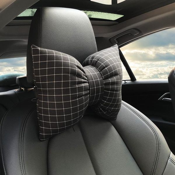 seat cushions cute bowknot universal car headrest neck pillow classic plaid check cotton pillows auto interior accessories
seat cushions cute bowknot universal car headrest neck pillow classic plaid check cotton pillows auto interior accessories