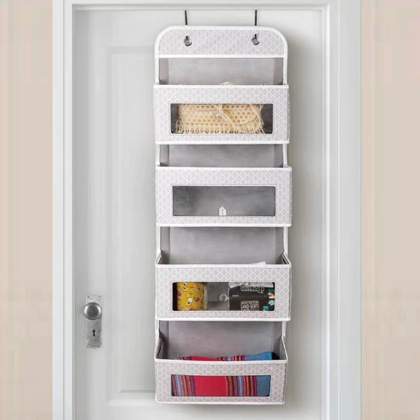 storage bags over the door hanging organizer with 4 big pocket,wall mount clear windows and 2 metal hooks for bathroom
storage bags over the door hanging organizer with 4 big pocket,wall mount clear windows and 2 metal hooks for bathroom