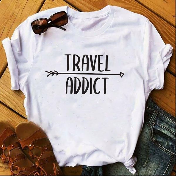 women travel camper fashion clothing holiday print lady womens ladies graphic female t shirt shirts tee, White
women travel camper fashion clothing holiday print lady womens ladies graphic female t shirt shirts tee, White