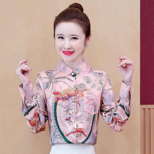 women's blouses & shirts floral chiffon shirt ladies long-sleeved 2021 spring and autumn fashion temperament foreign style small casua, White
women's blouses & shirts floral chiffon shirt ladies long-sleeved 2021 spring and autumn fashion temperament foreign style small casua, White