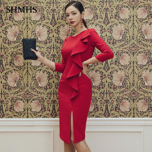 high waist red dress 2021 spring decorative lotus leaf side split back hollow british style temperament elegant party casual dresses, Black;gray
high waist red dress 2021 spring decorative lotus leaf side split back hollow british style temperament elegant party casual dresses, Black;gray