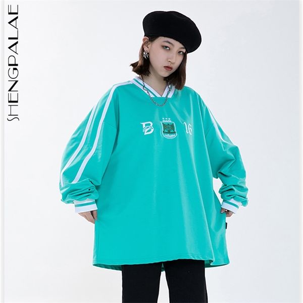 streetwear pullover women's spring round neck contrast color loose long sleeve fashion football sweatshirt 210427, White
streetwear pullover women's spring round neck contrast color loose long sleeve fashion football sweatshirt 210427, White