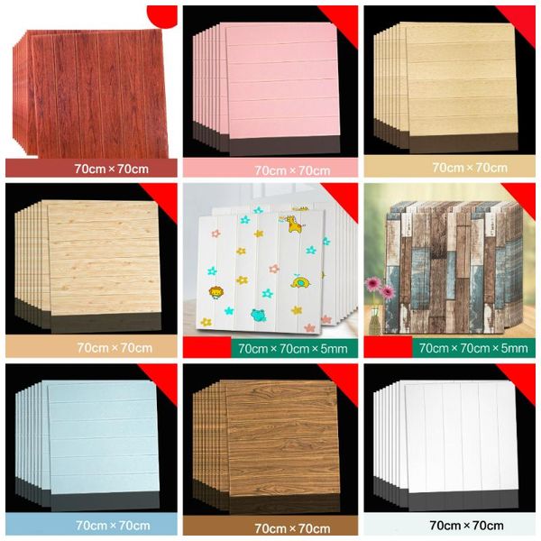 wall stickers 10 pcs 3d self adhesive wallpaper woodr grain sticker soft package ceiling walls decoration waterproof foam
wall stickers 10 pcs 3d self adhesive wallpaper woodr grain sticker soft package ceiling walls decoration waterproof foam