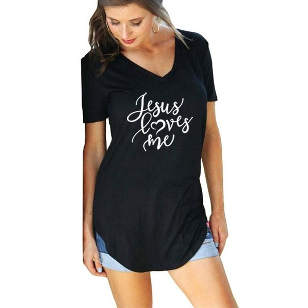 women's t-shirt religious shirts faith tee 90s girl aesthetic v-neck jesus loves me shirt women fashion christian cotton, White
women's t-shirt religious shirts faith tee 90s girl aesthetic v-neck jesus loves me shirt women fashion christian cotton, White