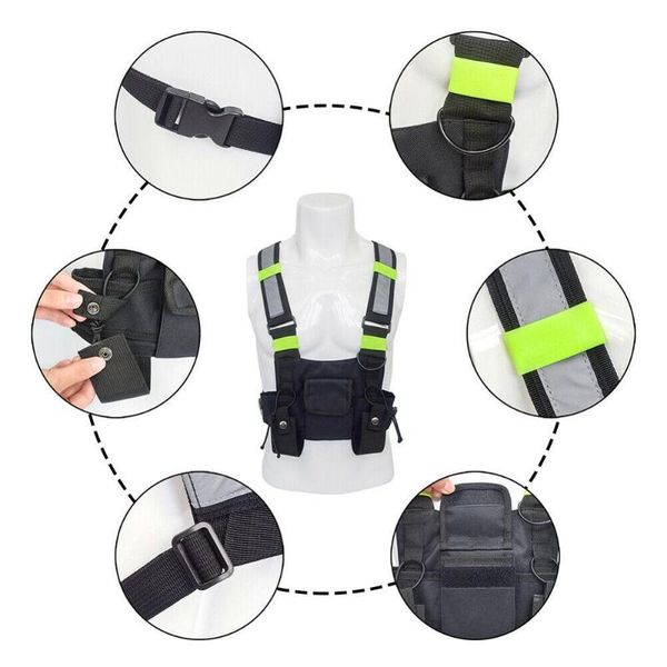 backpack reflective men women fashion nylon chest rig bag black vest hip hop streetwear waist pack functional tactical vests 4 colors
backpack reflective men women fashion nylon chest rig bag black vest hip hop streetwear waist pack functional tactical vests 4 colors