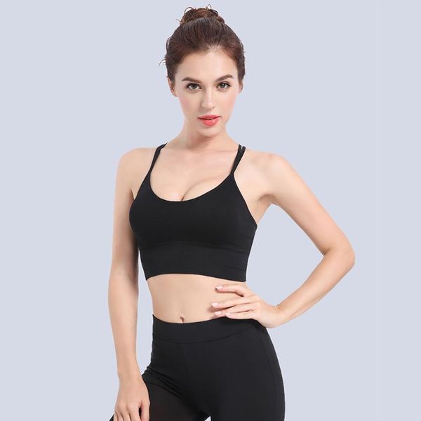 yoga outfit women's eight color medium support cross back wireremovable cups sport bra
yoga outfit women's eight color medium support cross back wireremovable cups sport bra